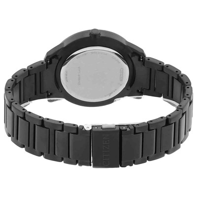 Pre-owned Citizen Pair Eco-drive Black Dial Men's Watch Bm7595-89e