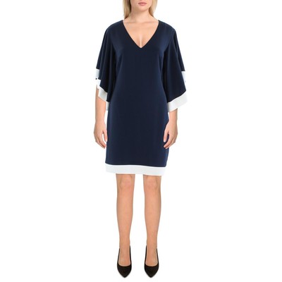 Женское темно-синее офисное мини-платье Lauren Ralph Lauren для работы 4 BHFO 5158