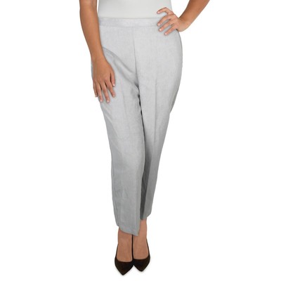 Alfred Dunner Женские серые брюки с текстурированными карманами под платье Petites 16P BHFO 8798