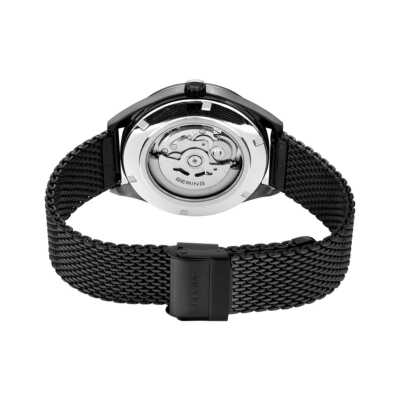 Pre-owned Bering Time - Automatic - Mens Polished/brushed Grey Watch - 16743-377