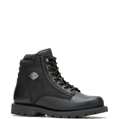 Pre-owned Harley-davidson Men's 5" Clarkson Riding Boot Black - D93862, Black