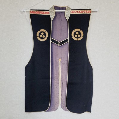 Jinbaori Life-size Armor Japanese Traditional Clothing Purple Japan Antique F/S 