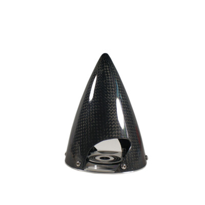 3/3.5/4/4.5/5/5.5/6 inch Top Quality Cone Carbon Fiber Spinner W/ CNC Back Plate