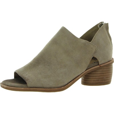 

Женские замшевые туфли Carleigh Taupe на блочном каблуке Softe 6.5 Medium (B,M) BHFO 7248, Light grey
