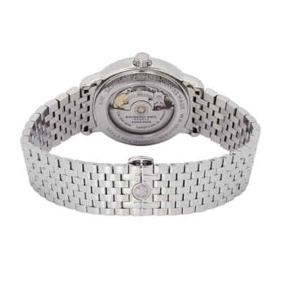 Pre-owned Raymond Weil Maestro Automatic Moon Phase White Dial Men's Watch 2879-st-00308