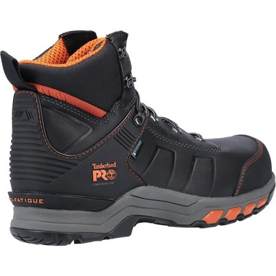 TIMBERLAND PRO TIMBERLAND PRO HYPERCHARGE COMPOSITE SAFETY TOE WORK BOOT BLACK/ORANGE UK 13 UK