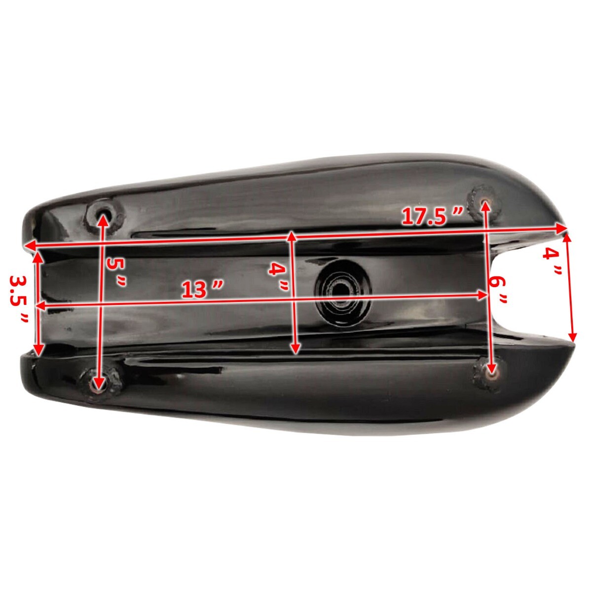 Fits Triumph T140 Aubergine Black & Silver Petrol Fuel Gas Tank 