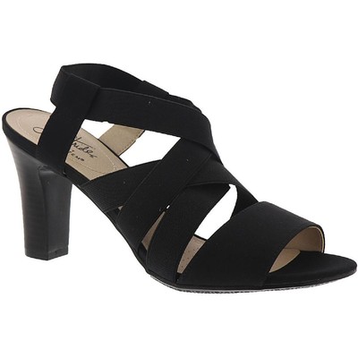 Женские слипоны Charlotte LifeStride черного цвета на каблуке 8 см шириной (C, D, W) BHFO 4517
