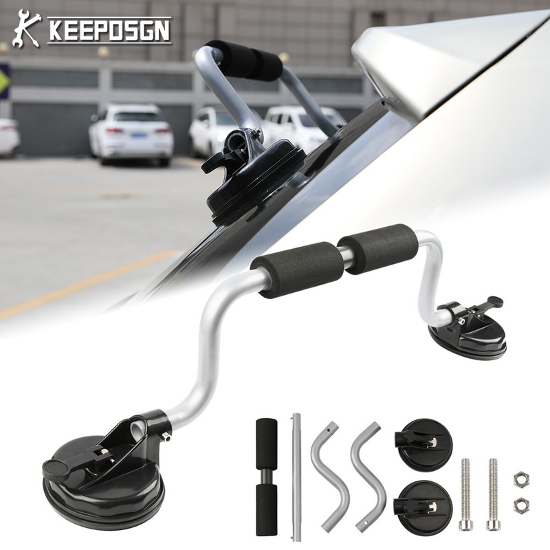 Roller Loader With Suction Cup For Car Roof Load Assist Grey