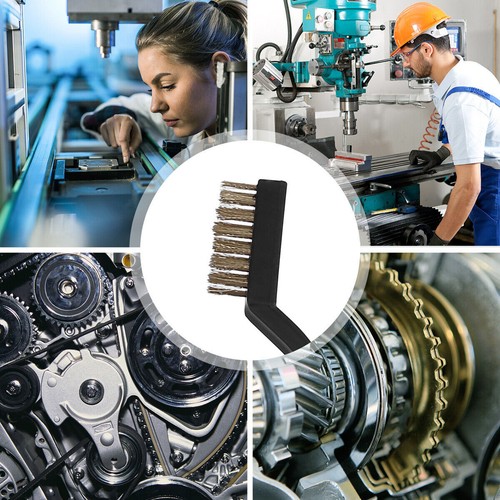 12-36x Mini Wire Brush Micro Stainless Steel Brass  Rust Remover Clean Polishing