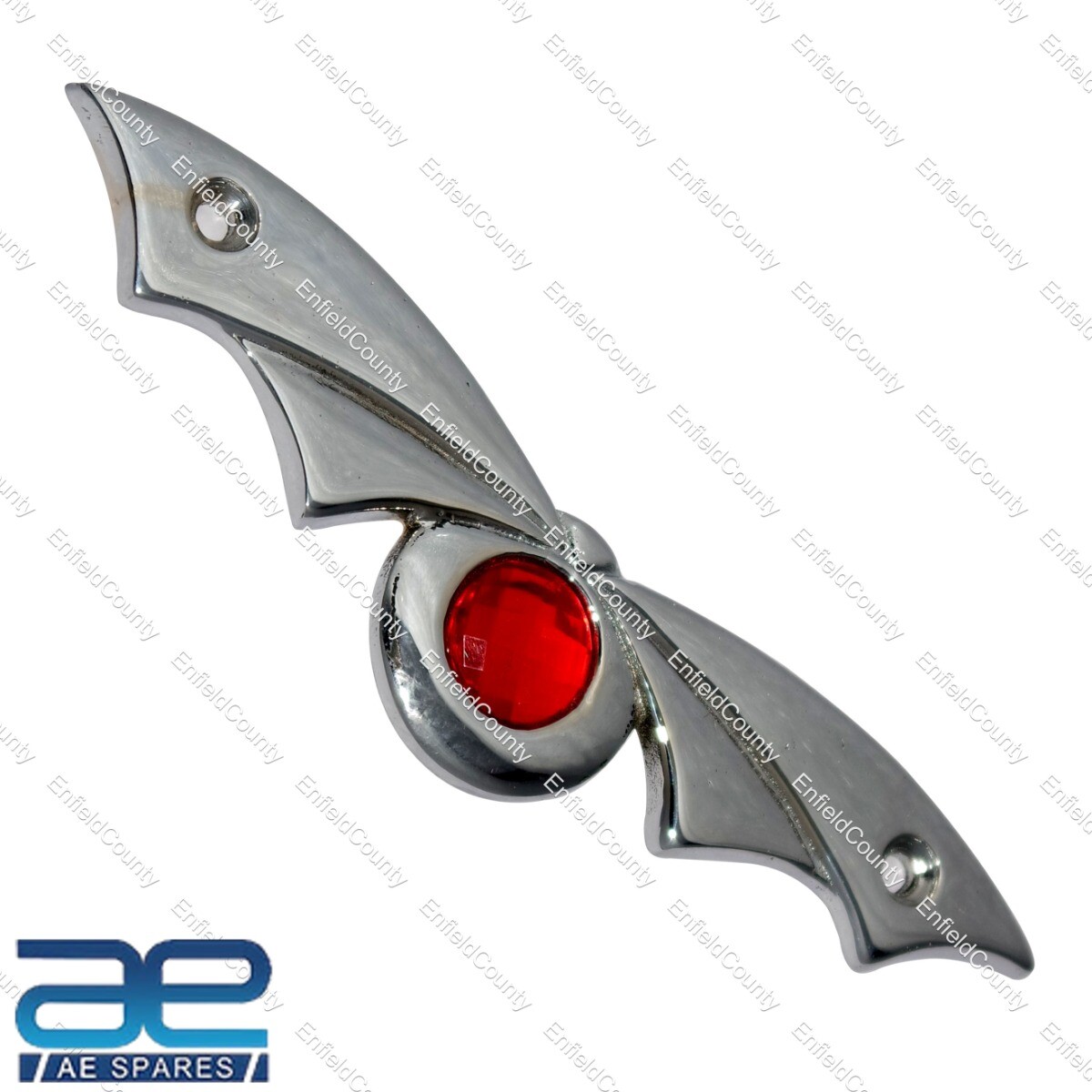 Morris Winged Boot Badge Chrome Plated Emblem Plastic Made 