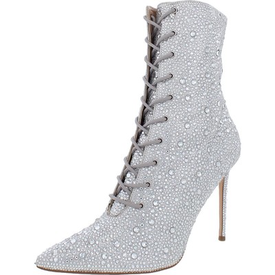

Женские ботильоны Steve Madden Valency Silver, размер 5, средний (B,M) BHFO 6111, Серебряный, Valency