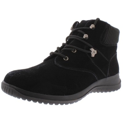 

Черные замшевые зимние сапоги Wanderlust Womens Boston 9 Medium (B,M) BHFO 1358, Black suede