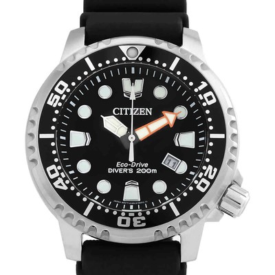 Pre-owned Citizen Eco-drive Promaster Black Dial Men's Watch Bn0150-10e