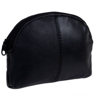 Oakridge Leather Unisex Zipped Coin Purse