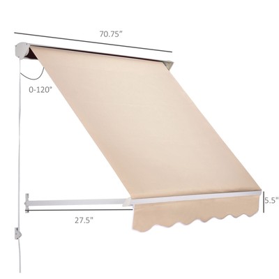 Sure Here s an optimized product title for a window awning:Retractable