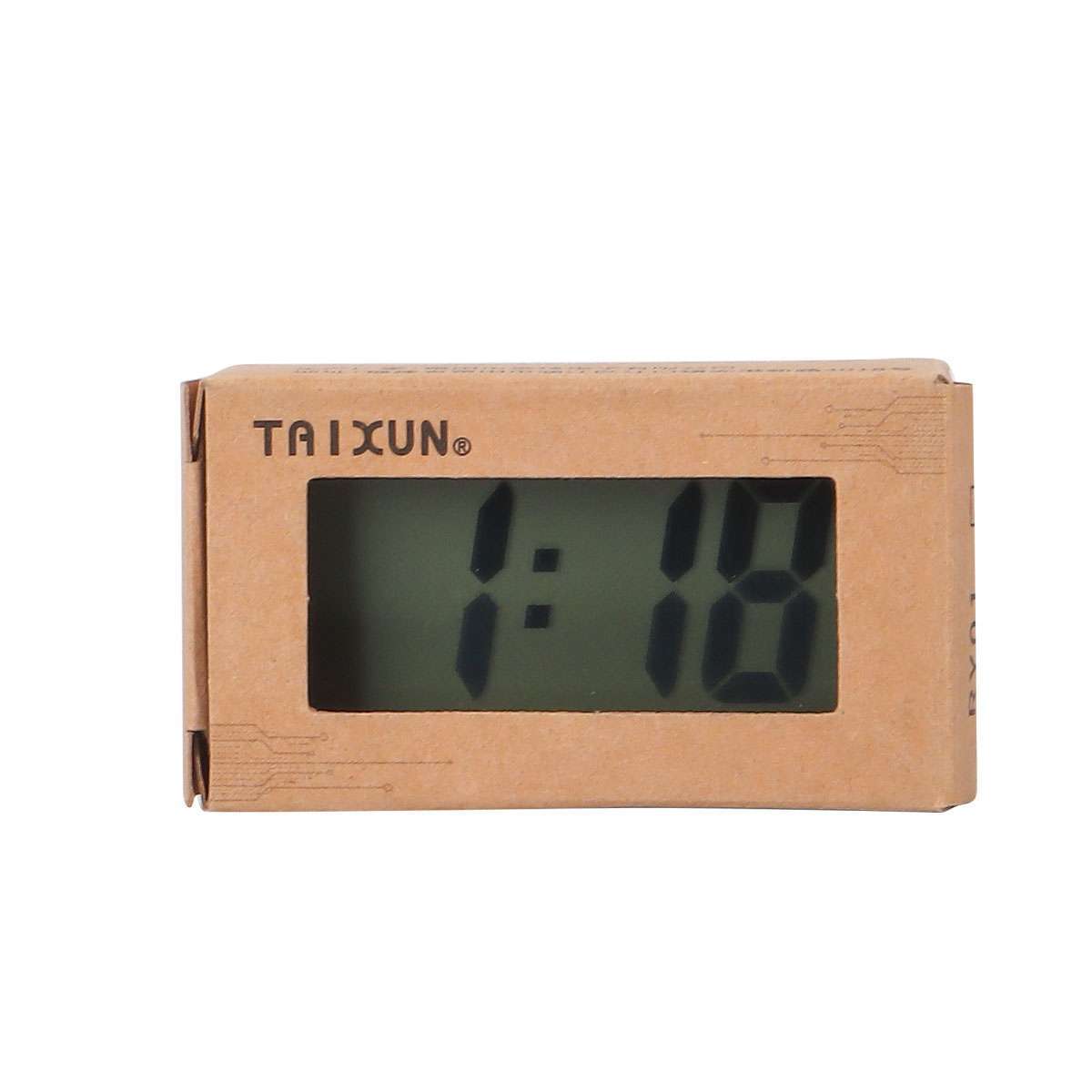 Mini Digital LCD Table Auto Car Dashboard Desk Date Time Calendar Small Clocks