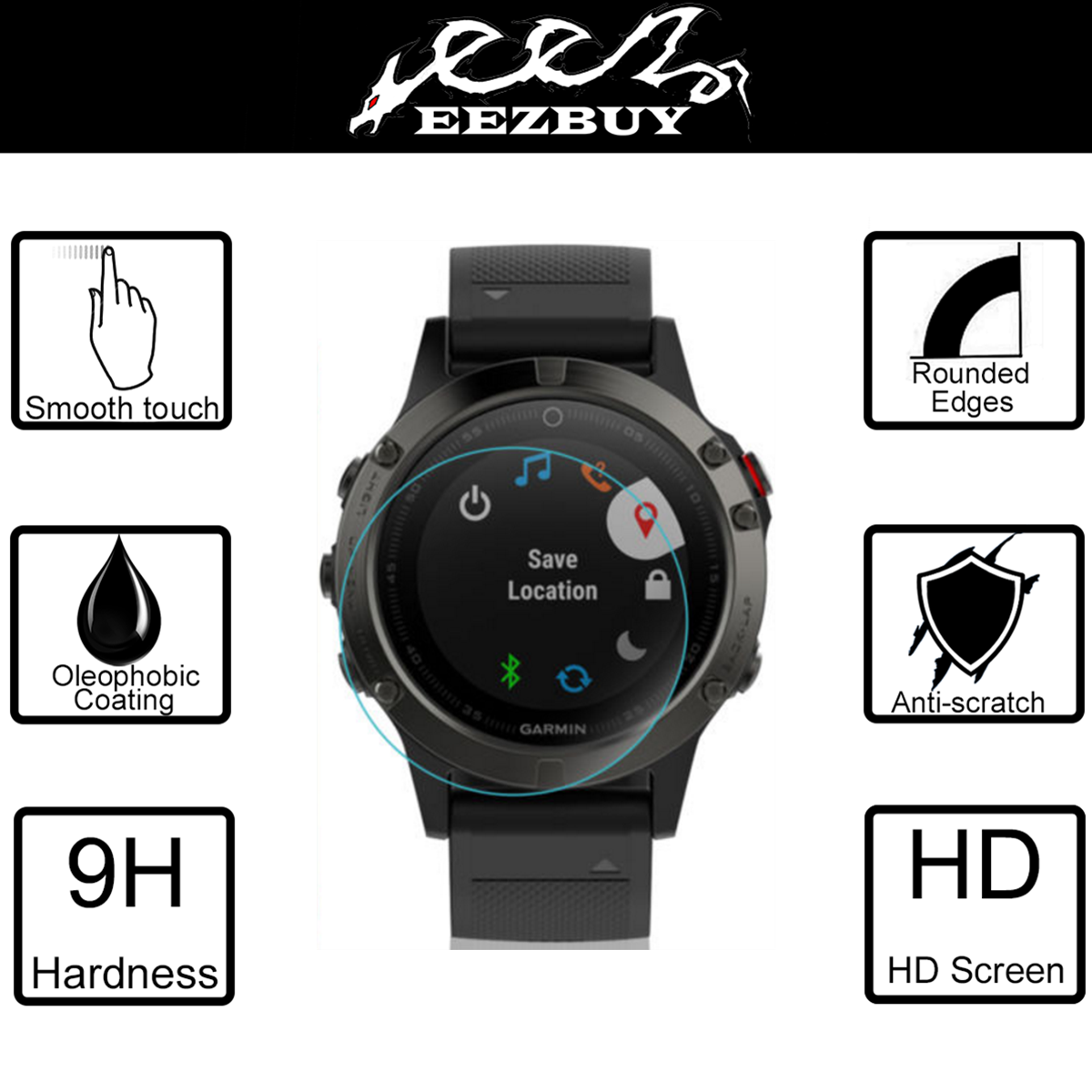 screen protector for garmin fenix 5