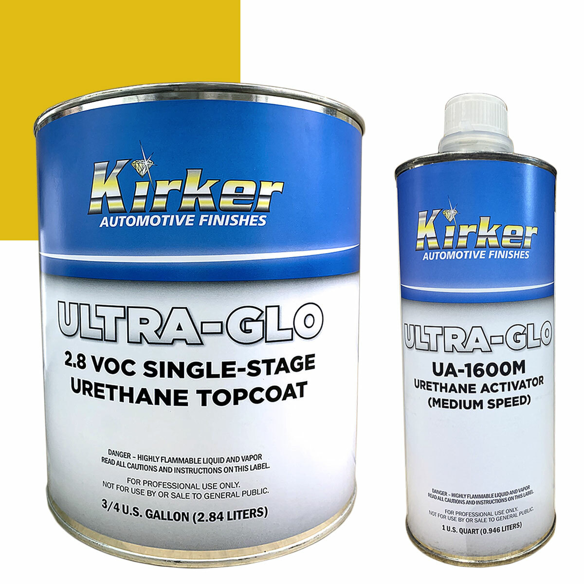Kirker Performance Yellow Acrylic Urethane Enamel With Activator UA