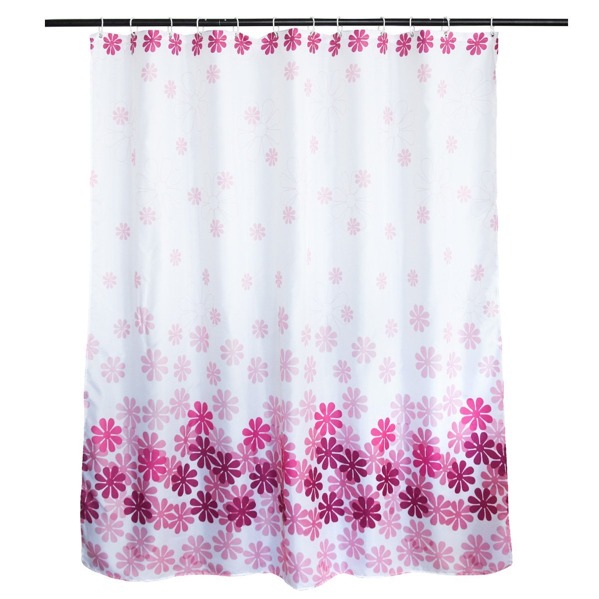 Tenda Doccia AntiMuffa Fantasia Impermeabile 180x180cm Con Anelli Bagno dfh