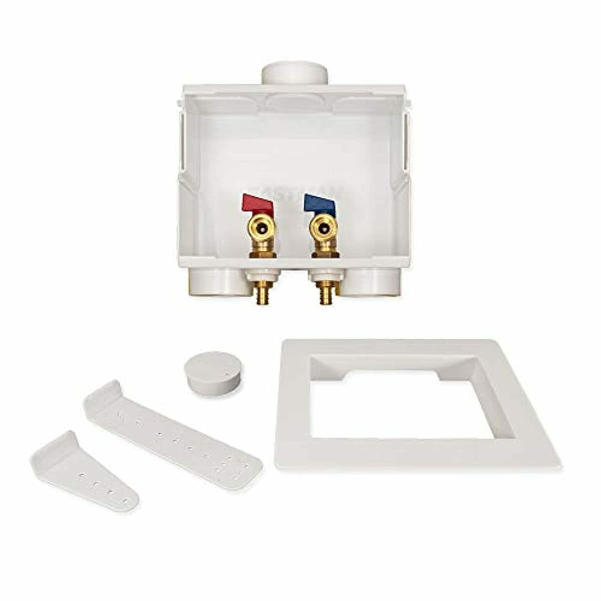 Eastman 60245 Washing Machine Outlet Box 1/2inch PEX Recessed PVC