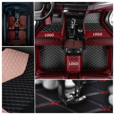 Fit Genesis GV60 G70 GV70 G80 GV80 Auto Liner Carpets All Weather Car Floor Mats
