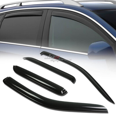 FOR 01-12 ESCAPE/MARINER SMOKE TINT WINDOW VISOR SHADE/VENT WIND/RAIN DEFLECTOR
