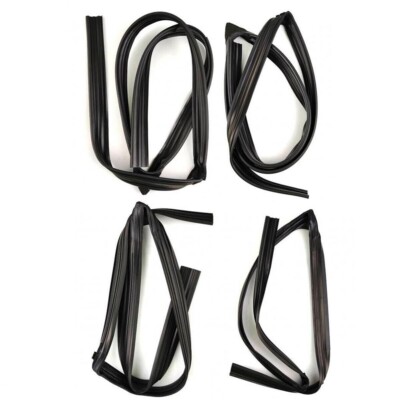 For 96-00 Honda Civic EK EK3 EJ EM Sedan 4DR Glass Run Channel Weatherstrip Seal