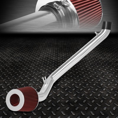 ДЛЯ HONDA CIVIC DEL SOL 92-97 АЛЮМИНИЕВЫЙ КОМПЛЕКТ СИСТЕМЫ ВПУСКА ХОЛОДНОГО ВОЗДУХА с КРАСНЫМ ФИЛЬТРОМ