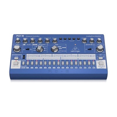 Аналоговая драм-машина Behringer Rhythm Designer RD-6, синяя #000-EDZ02-00010