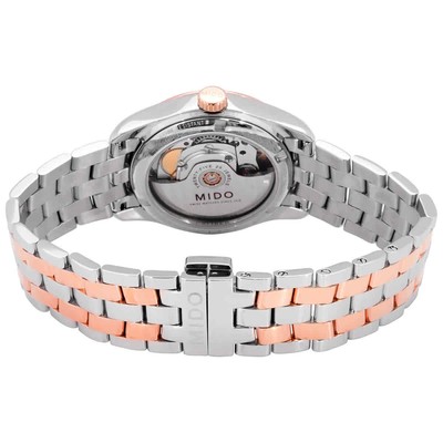 MIDO MIDO BELLUNA II AUTOMATIC SILVER DIAL TWO-TONE LADIES WATCH M0242072203600