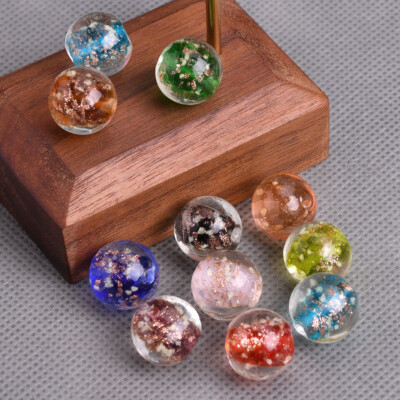 10pcs Round Luminous Handmade Lampwork Glass 6mm 8mm 10mm 12mm 14mm Loose Beads