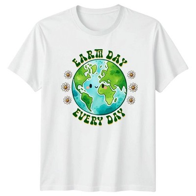 Maglietta Earth Day Every Day Cute Globe Graphic Earth Day Tee