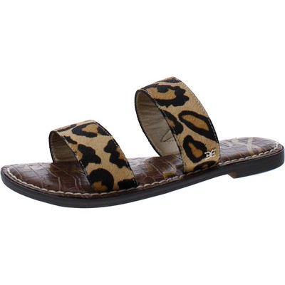 

Sam Edelman Womens Gala CH Tan Туфли-слипоны на плоской подошве 5.5 Medium (B,M) BHFO 1489, Cheetah, Gala CH