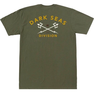 

Футболка Dark Seas Headmaster — мужская, зеленый в стиле милитари, Military green, Dark Seas