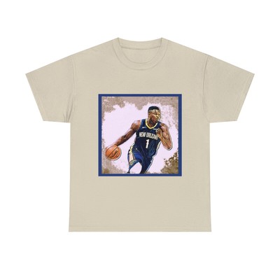 Unisex Heavy Cotton Tee - Zion Williamson Artistic Rendition