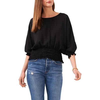 Женская рубашка-блузка с пышными рукавами и отложным воротником Vince Camuto BHFO 9325