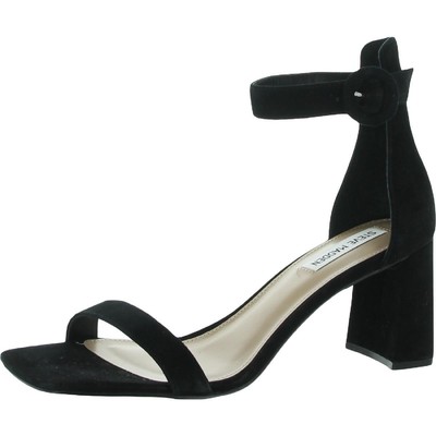 

Женские босоножки Steve Madden Reverie Black Dress Heels 8 Medium (B,M) BHFO 4109, Black suede