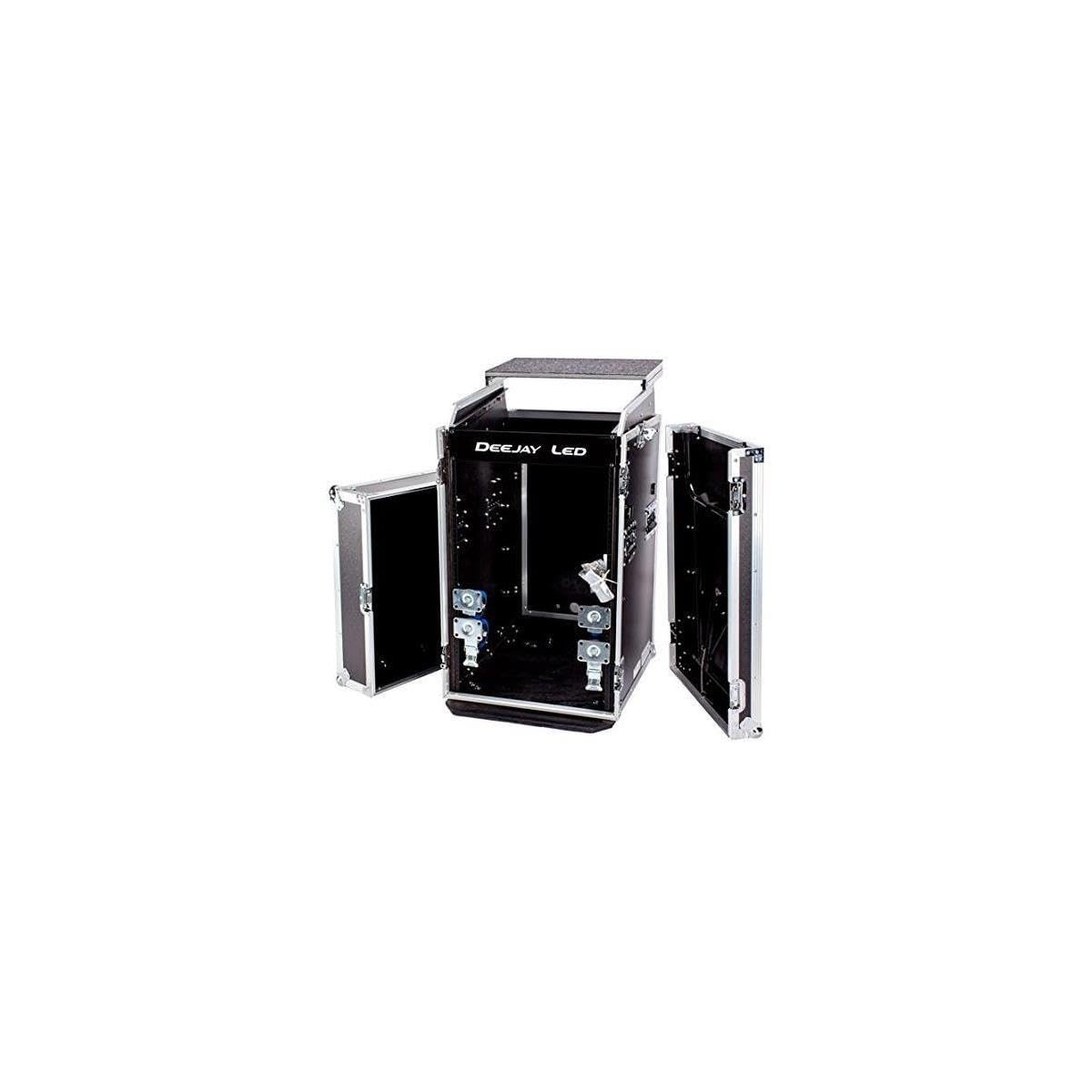 Deejay LED 11U Space Universal Slant Mixer Rack/16U Space Vertical Rack System