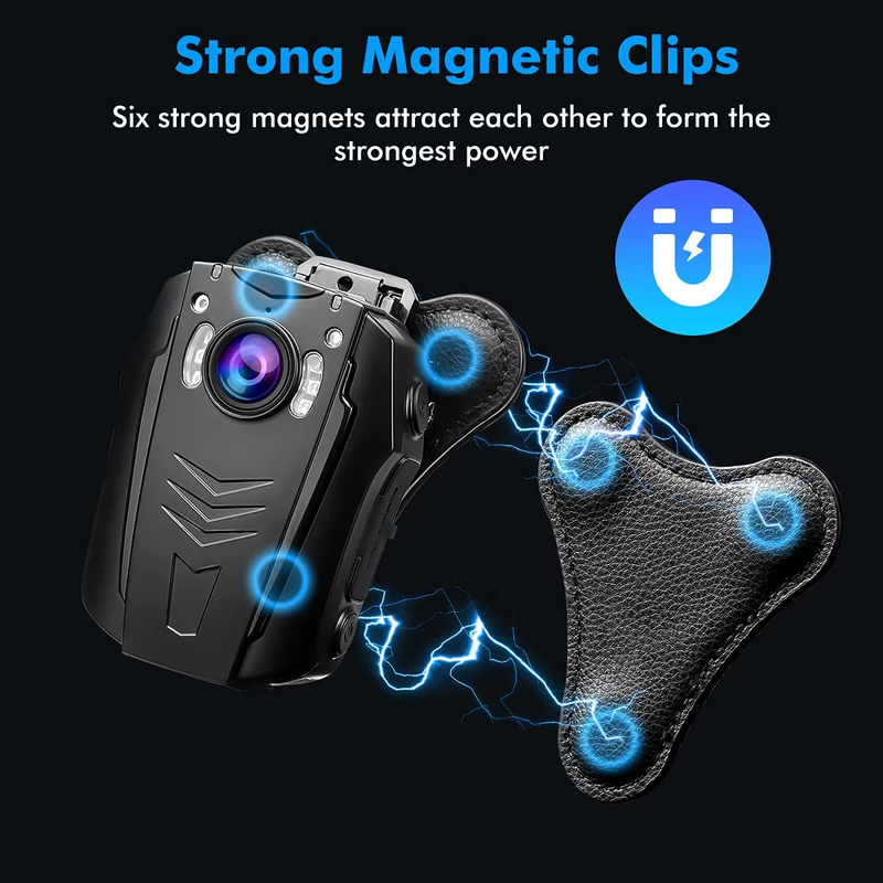 Body Camera Magnet Mount Strong Magnets Universal Magnetic Suction Back Clip sui