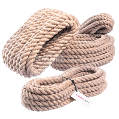 JUTESEIL Tau Seil Hanfseil Tauwerk Hanf Naturhanf Jute Gedreht Leine Tauziehen