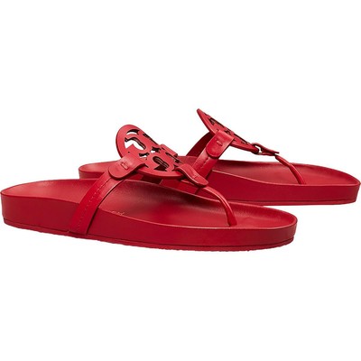 Женские босоножки на плоской подошве Tory Burch Miller Cloud красного цвета, размер 10,5 (B,M), BHFO 6997