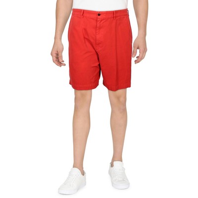 Мужские красные хлопковые однотонные летние шорты-чино Polo Ralph Lauren 42 BHFO 0277