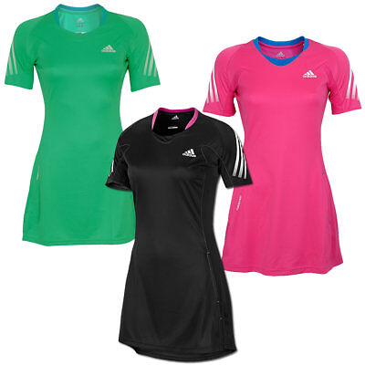 adidas MiTTennium Dress Climalite Formotion Tischtennis Kleid schwarz grün pink