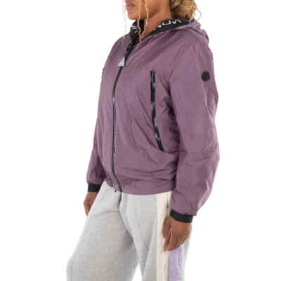 Pre-owned Moncler Bassias Hooded Rain Jacket Z-5xqa5 In Purple