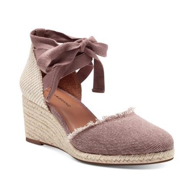 

Женские туфли-лодочки Lucky Brand Rimony с ремешком на щиколотке Босоножки на танкетке BHFO 4395, Rimony