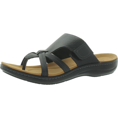 

Женские черные сандалии Clarks Laurieann Edge 11 Narrow (AA,N) BHFO 9581, Черный, Laurieann Edge
