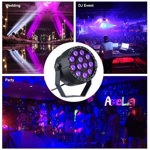 12W UV Stage Light Lighting DJ Wall Wash Black Light Effect Club Disco Party DJ