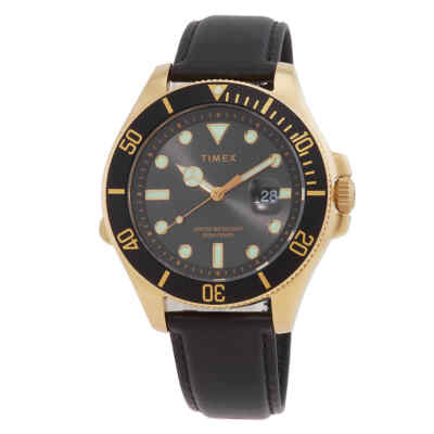 Мужские кварцевые часы Timex Harborside Coast с черным циферблатом TW2V42200VQ