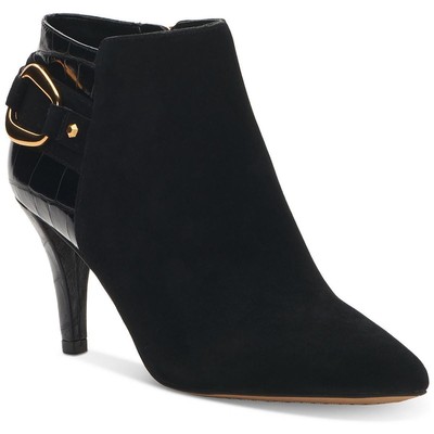 

Женские ботильоны Vince Camuto Selmente, черные, 7,5, средние (B,M) BHFO 4079, Black cow paradise/glaze croc, Selmente
